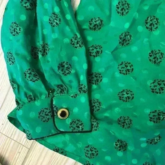 *not for sale* Vintage Gay Boyer Matching Silk Blouse and Quilted Jacket - Picture 3 of 10